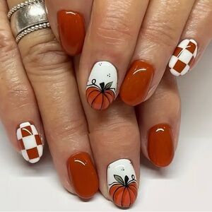 24pcs Press-On Nail Set for Halloween